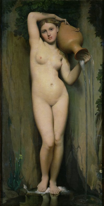 De Bron, 1856 door Jean Auguste Dominique Ingres